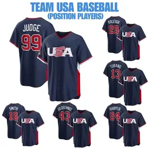 Patriotic Team USA Baseball Jersey | Vintage United States Custom Player Men's & Women's Sports Shirt
