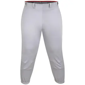 Knicker/Yoga Style Softball Pants For Girls (Gray)
