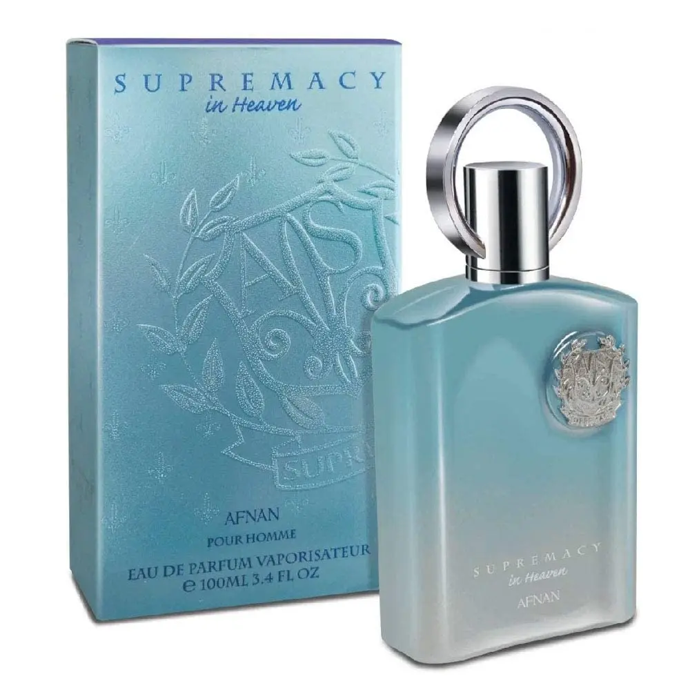 Afnan Supremacy in Heaven Unisex Eau de Parfum Spray, 3.4 fl oz Long-Lasting Woody Aromatic Fragrances with Fruity & Citrus Notes, Signature Scent for Adults, Alcohol Base