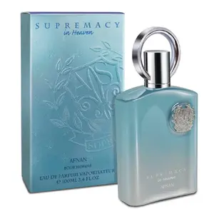 Afnan Supremacy in Heaven Eau de Parfum for Men, Long Lasting Woody Aromatic Cologne with Fruity & Citrus Notes, 3.4 fl oz Fragrance Spray, Fragrance Scent