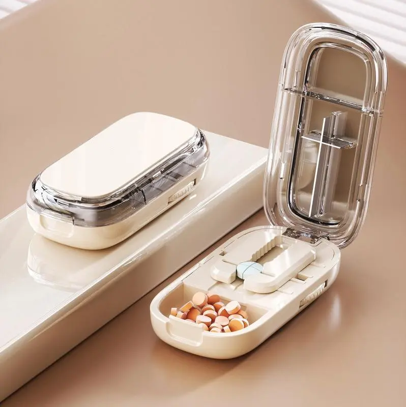 Ultra Precise Pill Cutter Splitter for Small and Tiny Pills with Easy Alignment and Secure Gripping for Perfect Splitting Every Time