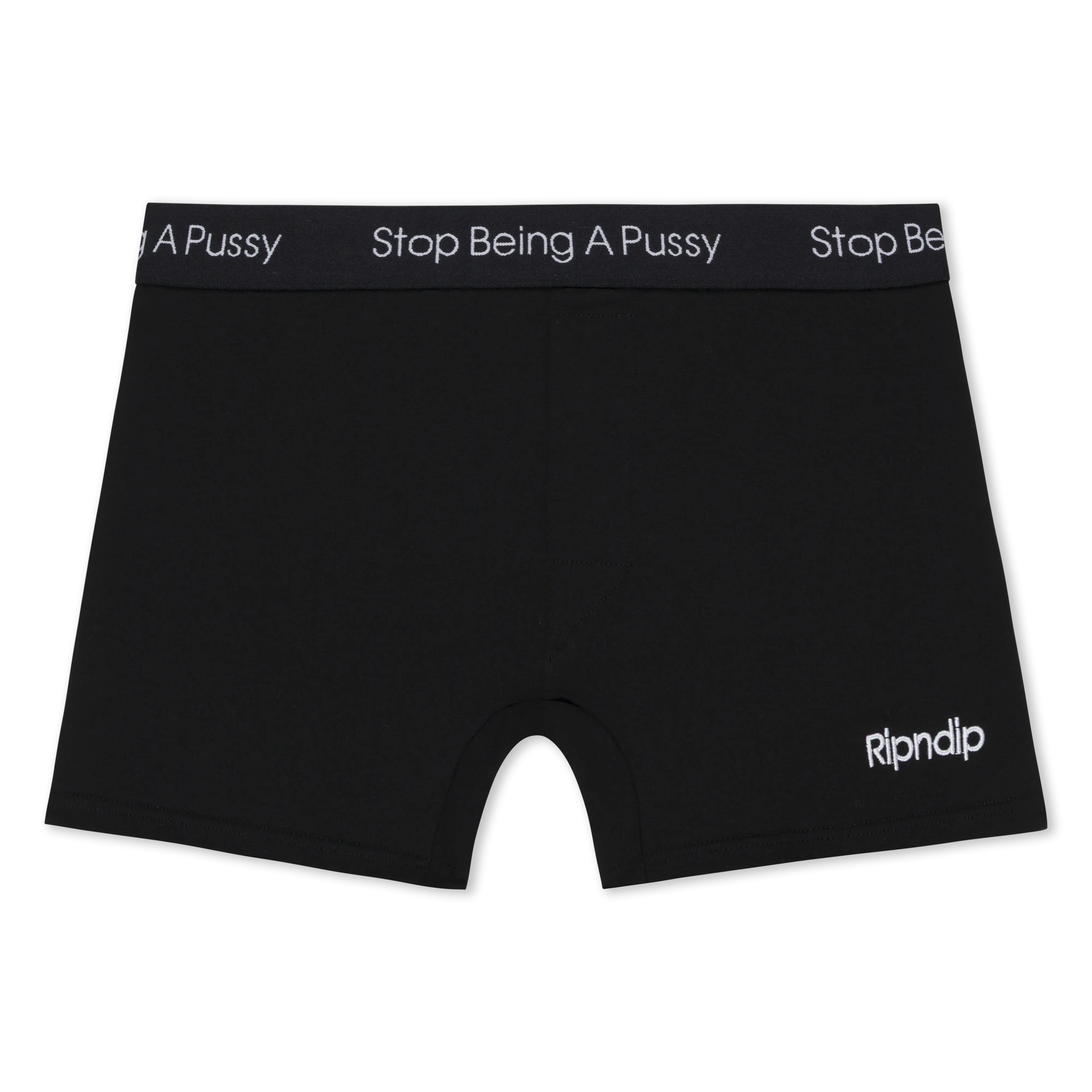 Stop Being A Pussy Boxers (Black)