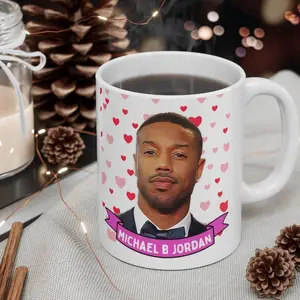 Michael B Jordan Cute  Gift, 11oz and 15oz Coffee/Tea , Michael B Jordan Ceramic Mug, Cool Michael B Jordan  #425