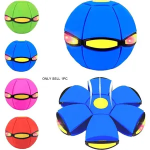 Folding Flying Orb Ball – Features Three Lights, Transforms into a Flying Disc, Boomerang Spinner Toy for Kids, Magic Hover Ball for Outdoor Games, Interactive Flying Toy for Backyard Fun, Thanksgiving & Birthday Gift for Boys and Girls