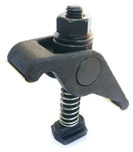 Precise 1-Piece Adjustable Clamping Assembly - 1-5/8" Width, Adjustable Height, Brass Shims, Quick Setup, T-Slot Compatible Clamp, One-Piece
