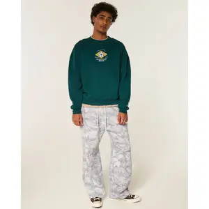 Hollister Feel Good Camo Baggy Bootcut Sweatpants
