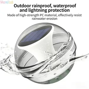 Solar Powered Floating Pool Lights, Outdoor Waterproof LED Pond Night Lamp, Creative Floating Landscape Decorative Lights for Garden, Patio & Backyard, Auto On/Off Water Float Lights for Pool, Fountain & Hot Tub, Energy Saving Ambient Night Lighting for O
