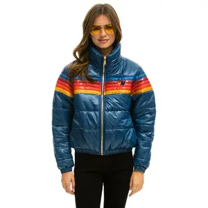 5 STRIPE APRES JACKET - GLOSSY DARK BLUE