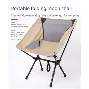 Origem Outdoor Folding Moon  Lightweight 7Series Aerospace Aluminum AntiOxidation 3Heights Adjustable 10s Easy Pack camping chair