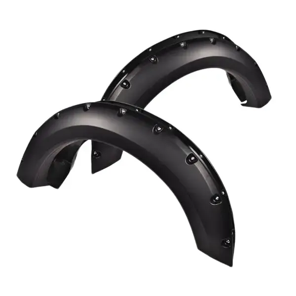 ALLGOOD Pocket Rivet Smooth Fender Flares Wheel Protectors Fit For Ford F-150 F150 Pickup 2004-2008 Premium Paintable Tough Off-Road Smooth Matte Black Side Splash Guards Exterior Accessories 4PCS Set