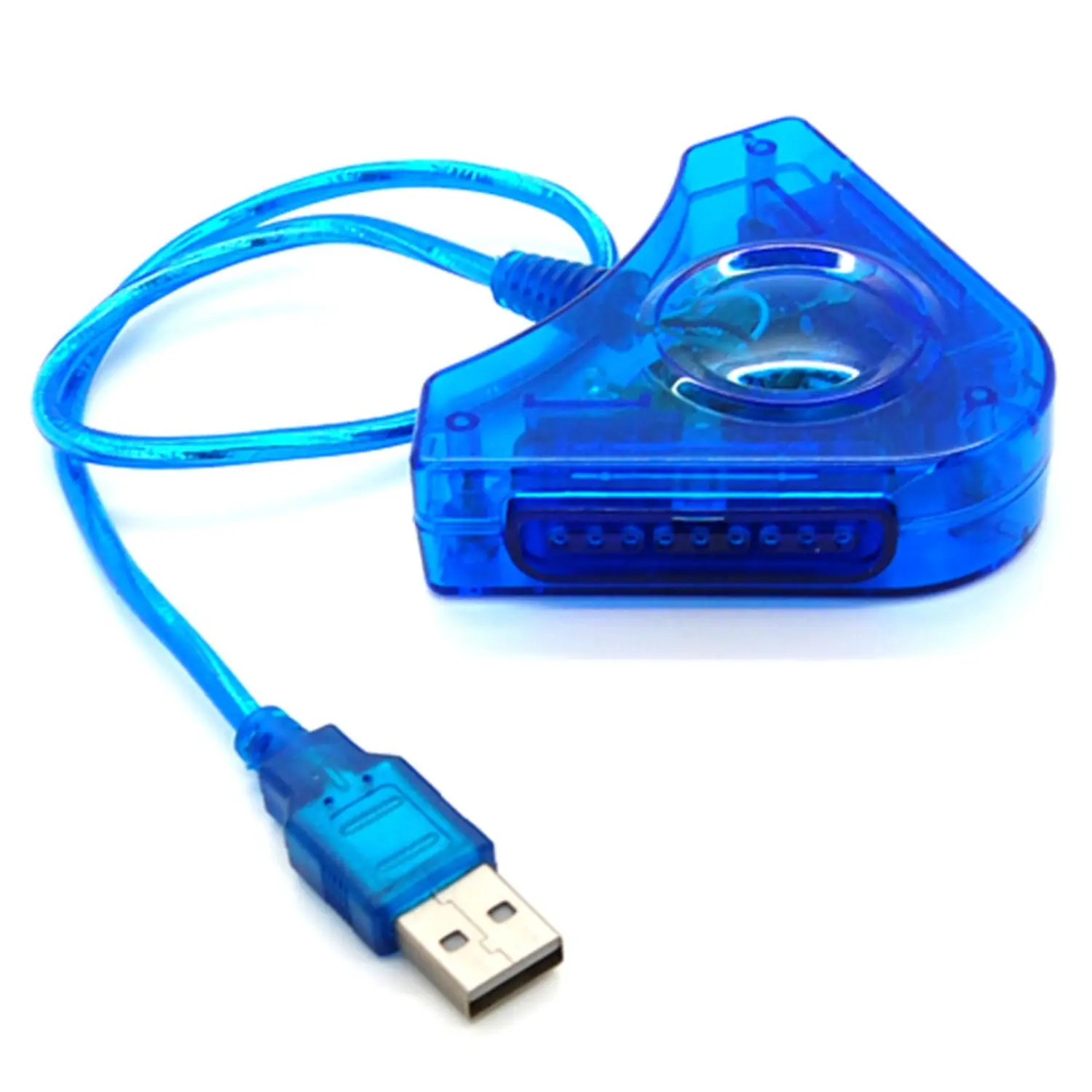 SANOXY PC USB Dual Controller Adapter Converter for PS1 PS2 PS3 PSX with Full Vibration Support & Zero Driver Installation Plug and Play Design
