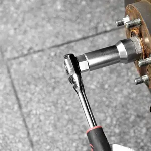 VEVOR 10-Piece Axle Spindle Thread Chaser Set, Metric M20 M22 M24 and UNF 13/16 3/4 Thread Restorer Tool, Rethreading Tool Kit with Extension Bar, Hex Wrench, Storage Case, for Damaged Axle Spindles