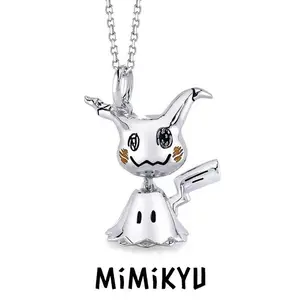 Mimikyu Fashion Hip Hop Necklack Anime Pendant Necklace For Man Woman Rock Punk Necklace Party Jewelry Birthday Gift