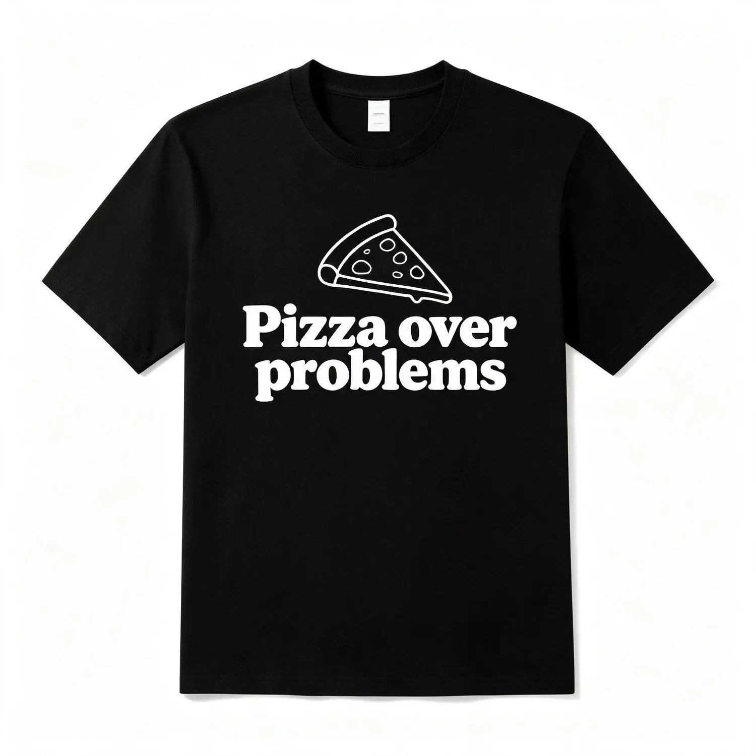 Men's Short Sleeve Sports T shirts Pizza Lover Funny Slogan Tee Food Themed Casual Athletic Apparel