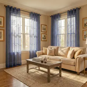 4 PANELS 52"x84"Foil Silver Metallic Doli Sheer Grommets Curtains. Delicate Spotlight Dot Pattern Window Drapes for Bedroom Living Room Home Decor L28, Light Filtering Curtains