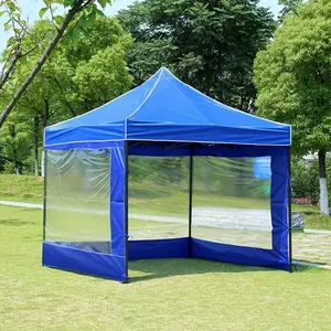 Durable Transparent Sunshade Fabric, Outdoor Sunshade Fabric, Windproof & Waterproof Tent Side Panel, Suitable for Market Stalls, Canopy and Sunshade