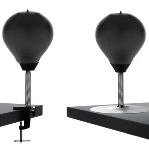 GLACIAL Desktop Punching Bag for Stress Relief — Clamp & Suction Base | TikTok Viral Office Fidget Toy for Anger Management, Desk Rage Relief & Fun Workouts | Smash Stress Anywhere!