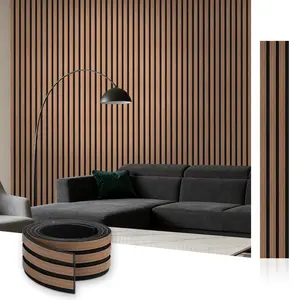 1 Roll 2.5m Thick Self-Adhesive Grid Wall Sticker, Anti-Collision Eva Wood Grain Pattern Grille Wall Sticker, 3D Moisture-Proof Living Room Wallpaper Peel And Stick Wallpaper Full Home Renovation