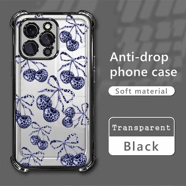Cherry Pattern Phone case for iPhone 17Pro Max Air 16Plus E 15 14 13 12 11 cases,Shockproof Drop,Protection Durable,Protective Silicone Cover,simple and stylish, available in multiple colors,Gifts for Girls Smartphone Screen Protector Cherry Pattern Phone case for iPhone 17Pro Max Air 16Plus E 15 14 13 12 11 cases,Shockproof Drop,Protection Durable,Protective Silicone Cover,simple and stylish, available in multiple colors,Gifts for Girls Smartphone Screen Protector