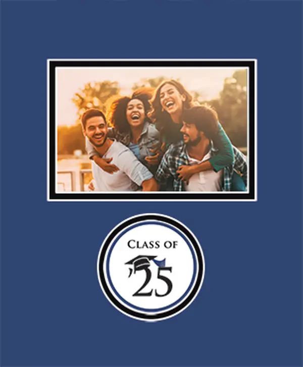 'Class of' Circle Logo Photo Frame