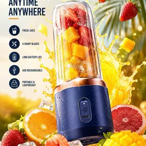 Portable Blender USB Rechargeable Personal Smoothie Maker