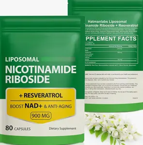 NAD Supplement with Nicotinamide Riboside - Resveratrol,Liposomal Nicotinamide Riboside,Quercetin - High Purity NAD Supplement for Anti-Aging, Focus, Energy 160 Capsules (2 Bag)