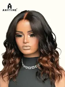 13x4 Lace Front Human Hair Wig, Lace Frontal Wigs, Natural Look Realistic Appearance, Perfect for Daily Wear & Special Occasions, High-Quality Material