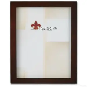 212 MAIN Modern Resistant Acid-Free Espresso Wood Photo Frame, 4x5 in, Home Decor Wall-Mounted Frame with Glass