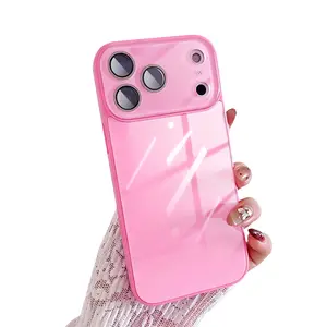 For iPhone 17 16 15 14 13 Pro Max Crystal Clear Case – Fresh Candy Colors, Soft TPU Bumper + Hard PC Back, Full Lens Protection #SummerVibes