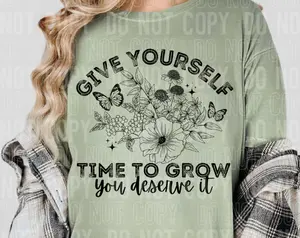 Give Yourself Time to Grow (DECAL ONLY)