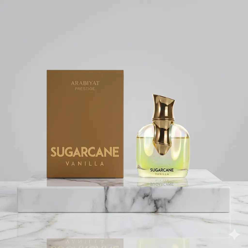 Arabiyat Sugarcane Unisex Eau de Parfum | Cedarwood Scented Vanilla & Caramel Gourmand Fragrance | 3.4 FL.OZ, Perfumes, Fragrances, Aromatic Amberwood Fragrance, Bottle