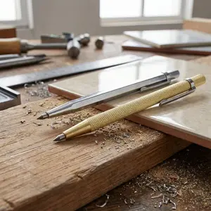 Tungsten Steel Alloy Marking Pen, Heavy Duty Tile Cutting Knife Steel Blade, Metal Plate Drawing Tool, Glass Wood Ceramic Jewelry Welding Marker Carving Tool