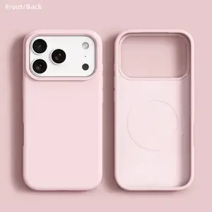 Luxury New Macaron Color Magnetic Phone Case Cover Suitable for iPhone 17 Pro Max 17 Air 17 16 15 14 Plus 13 12 11 Pro Max, Double layer Shell Design, Very Good Protection for Mobile Phones, Gift for iPhone Users