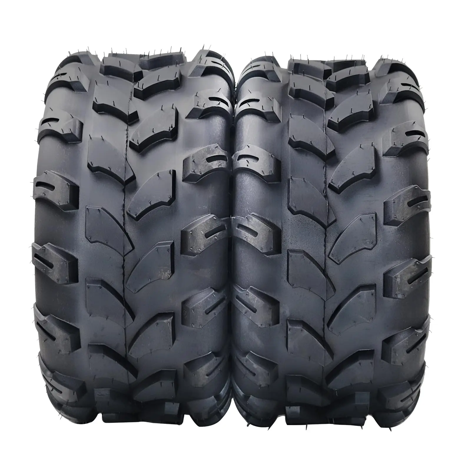 GARVEE 19x9.5-8 Tubeless All Terrain Tires, Pack of 2, 4-Ply Durable Tires for Sport ATV/UTV, Superior Traction & Smooth Ride for Off-Road Trail/Rock Adventures