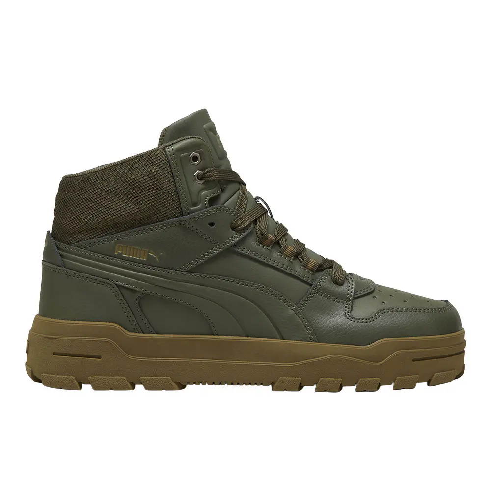 PUMA Mens Rebound Abrupt Mid High  Sneakers Shoes Casual - Green