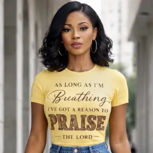 Praise Him Screen Print Transfer only (Ready to Press)