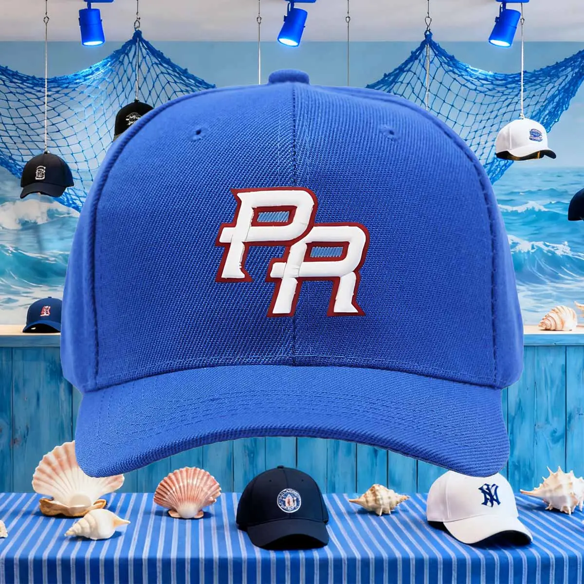 Puerto Rico flat button hat flag flat bottomed Billico baseball acrylic cap unisex baseball cap Retro Fun Truck Driver Baseball Hat Trucker Adjustable Snapback Hat