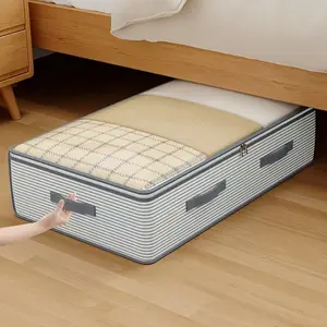 Large Storage Bag Non-Woven Fabric, Transparent Window, Multi-Layer Clothing Organizer, Space Saving Vertical Storage, Space Saver Bags