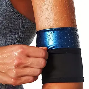 1 Pair of Women's Slim-fit Arm Sleeves, Women's Tight-fitting Arm Protectors, Sauna Arm Bands, Snug Fit Band for Sweating, Suitable for Fitness, Sports, and Running, Upper Arm Sleeve
