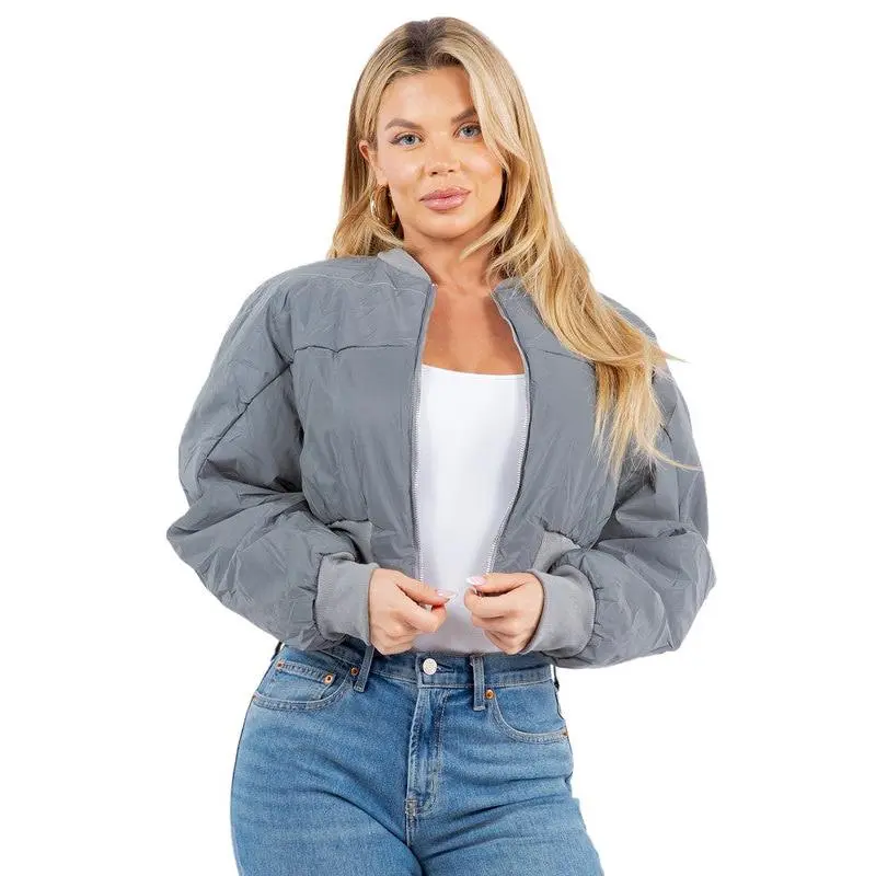 SEXY PUFFER REFLECTIVE JACKET