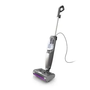 Shark Steam 3-in-1 Steam Mop Pickup Debris, Deep Scrubs, Steam, and Sanitizes Sealed Hard Floors Wet and Dry Vacuum Black - SD201