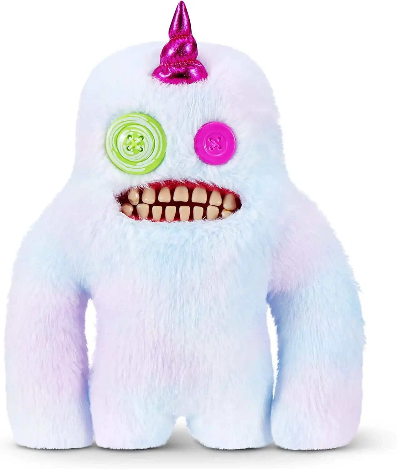 Fuggler Fugglercorns 9 Inch Plush Collectible Toy (Sasquoosh) by ZURU | Funny Ugly Monster with signature teeth, soft & huggable collectible plush, for fans & collectors, gift for tweens & teens