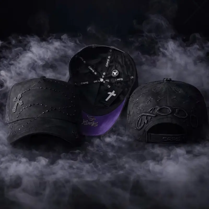 JC CAPS “ÉXODO 14-14 ROSARIO” BLACK - NEW ️ FAST SHIPPING-no-box