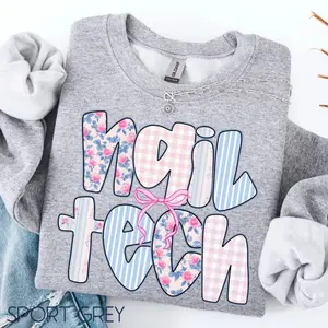 Nail Tech Sweatshirt, Manicurist Appreciation Gift, Nail Artist Crewneck