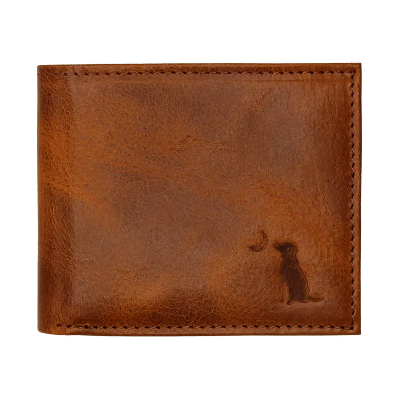 Local Boy Leather Bi-Fold Wallet for Men, Brown Clean Profile Men's Accessory, Everyday Use, Birthday Gifts for Boyfriend, Mens Gifts
