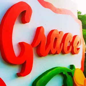 Personalized Event, Wedding, Party Name Backdrop Prop Display Decoration