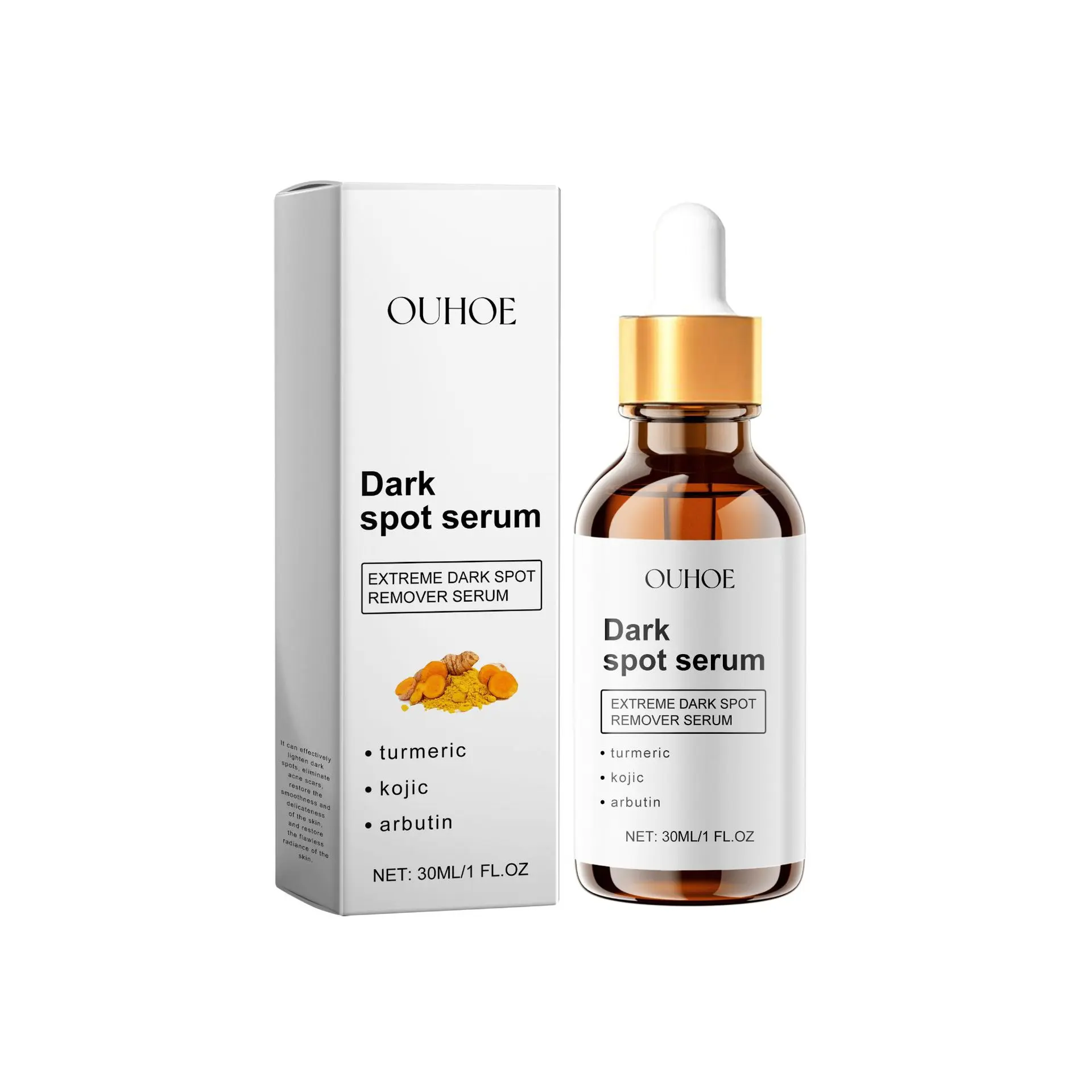 OUHOE Dark Spot Serum, Hydrating Moist Firming Facial Skin Repair Skin Dark Bright Skin Care Essence