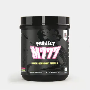 UXO Supplements Project M777 Preworkout Raspberry Lemonade 35.04oz 40 Servings High Stim Energy Focus and Pump for Extreme Gym Enthusiasts