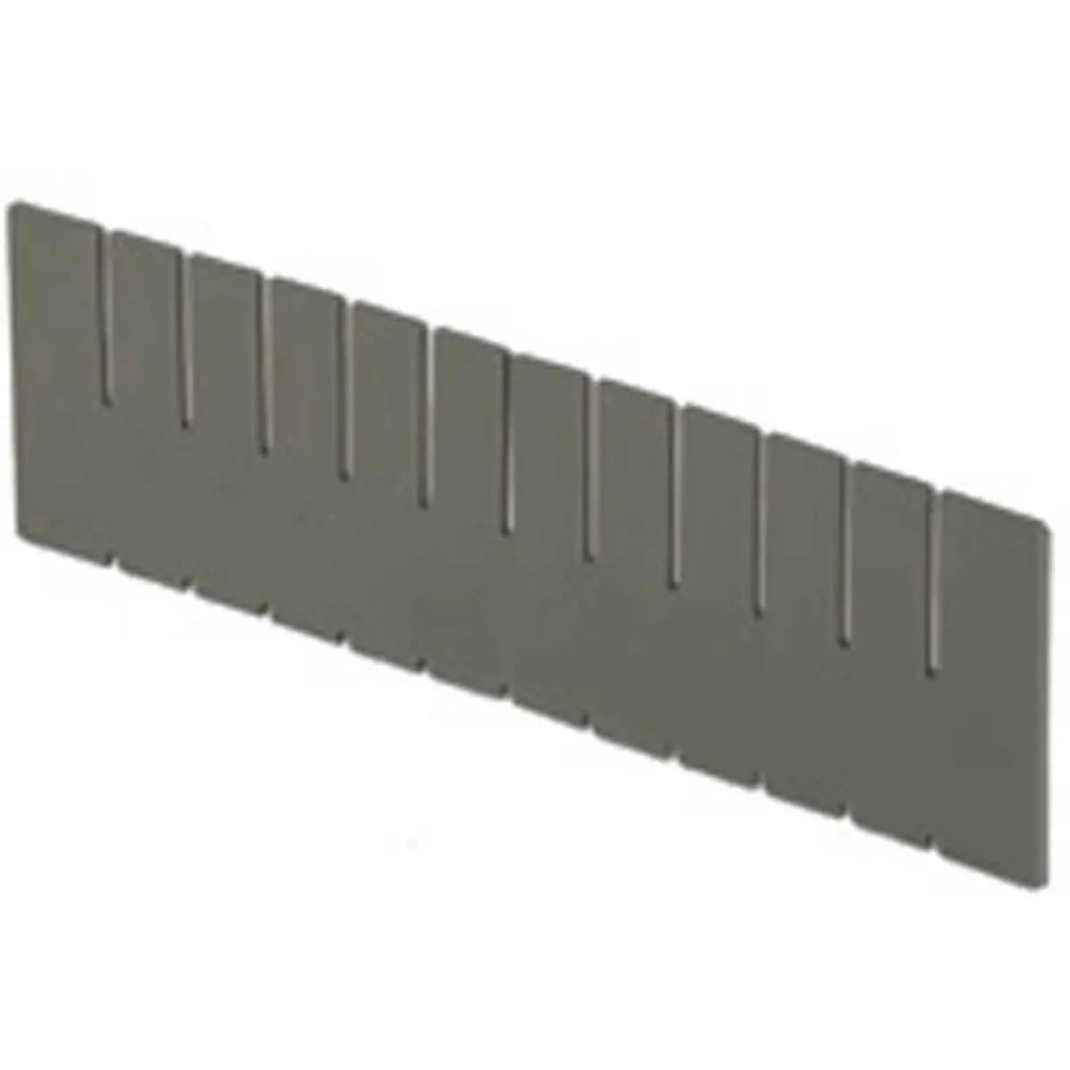 Lewis Bins 4495800 DV1750 Polyethylene Full Height Short Divider with Compartments for DC3050 Divider Box, Gray, Pack of 6 - Tool Organization Accessory for Part Sorting