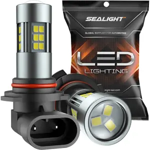 SEALIGHT 9006 LED Fog Lights, 5000 Lumens, 360-Degree Illumination, Plug and Play - F1 Advantage